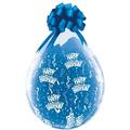 Mayflower Distributing 18 in. Birthday A-Round Latex Balloon Clear, 5PK 56183